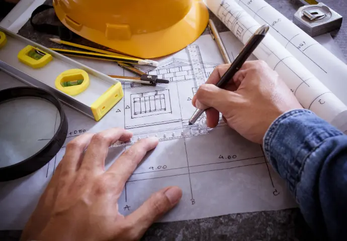 Dessinateur en construction